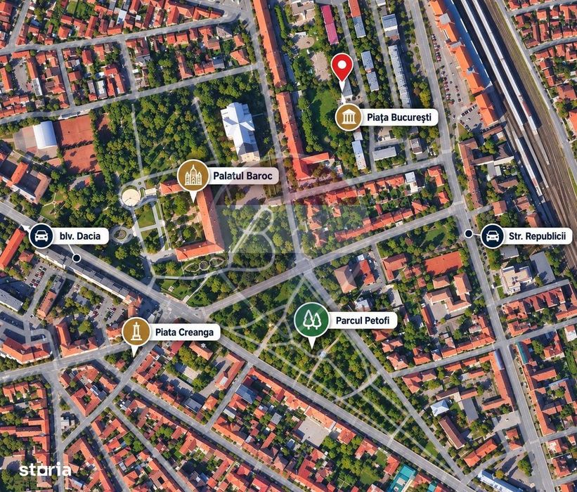 Apartament 2 camere de vânzare – Piața București — fotografia 3