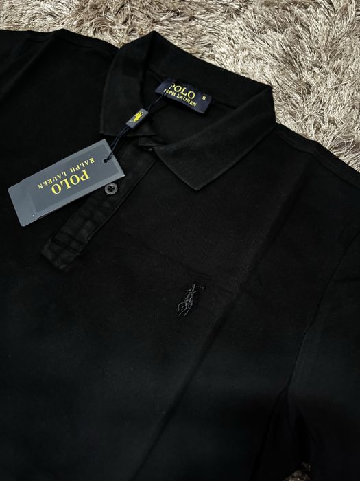 Tricou Polo Bărbați Polo Ralph Lauren - Negru, Mărimea S, Nou cu Etichetă
