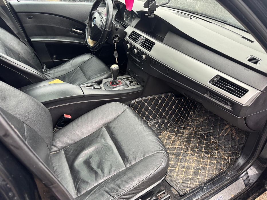 Interior piele incalzit BMW E60 cu memorii electric