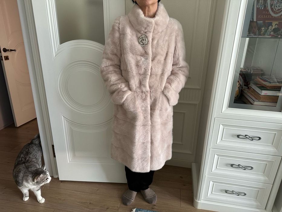 Натуральная норковая шуба