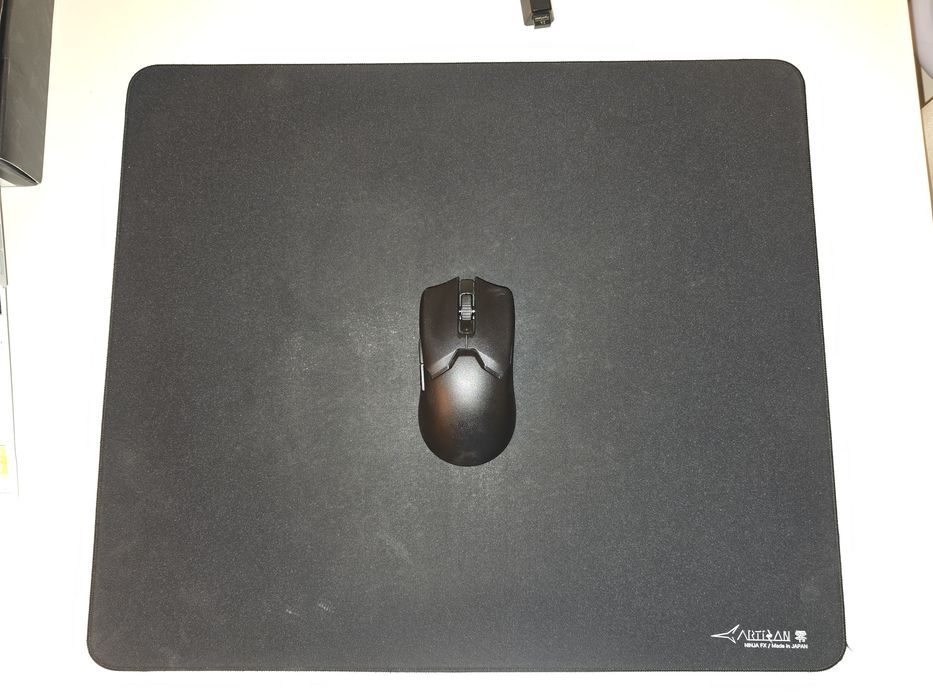 Mousepad gaming Artisan Zero FX Soft XL, culoare neagră, în stare foarte bună