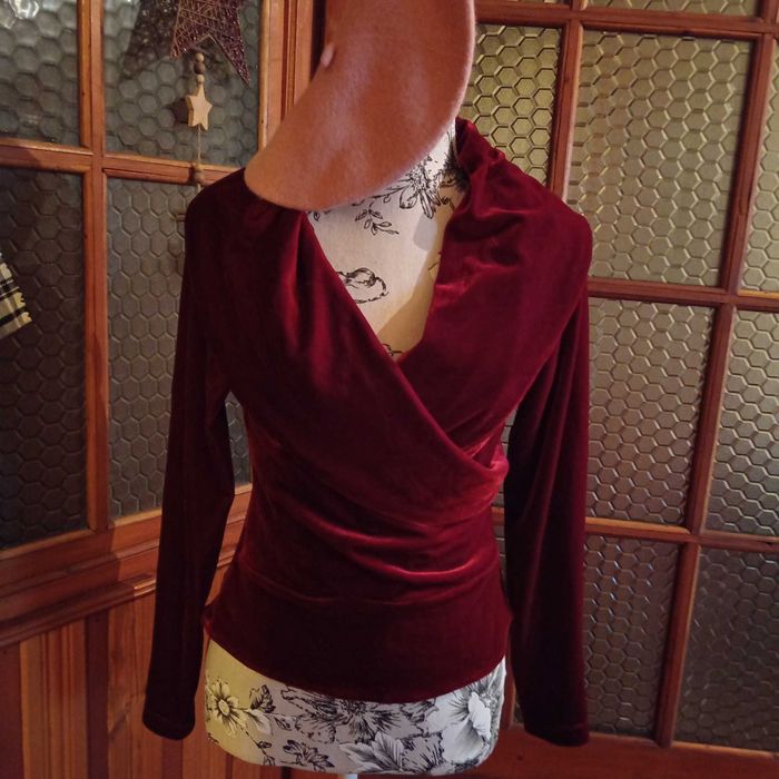 Bluză damă elegantă din catifea