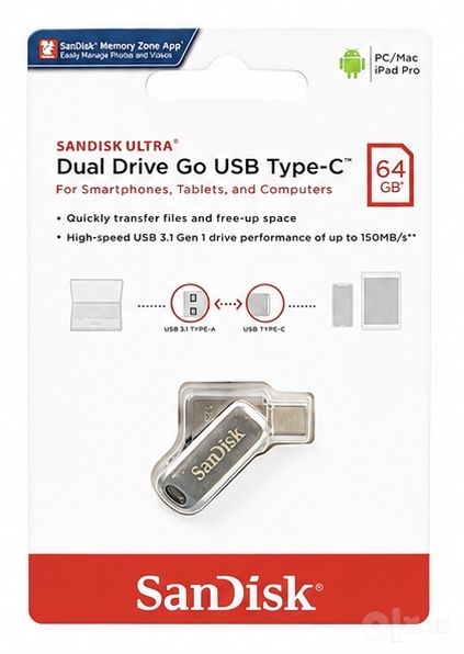 Sandisk Ultra Dual Drive Go USB Type-C /16/32/64/128 Gb /Доставка 24/7