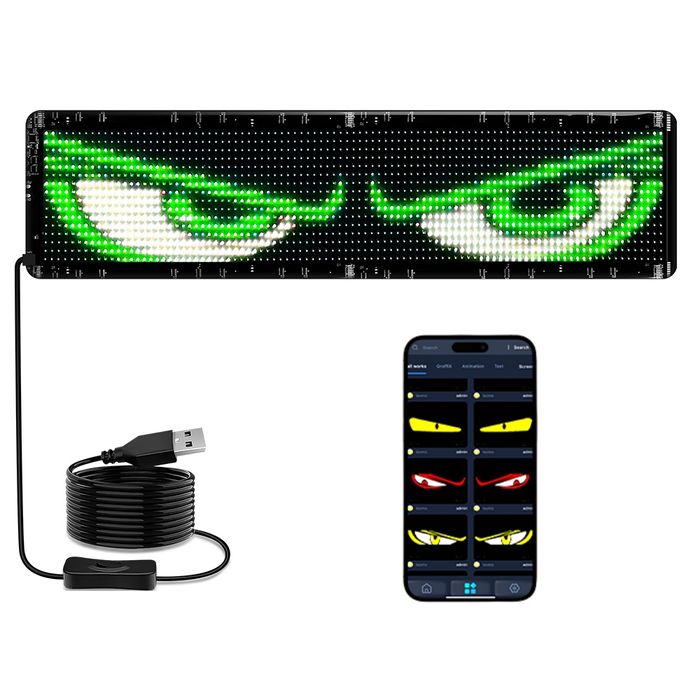 Гъвкава лед  смарт лента за камиони и автомобили.Led flexible light