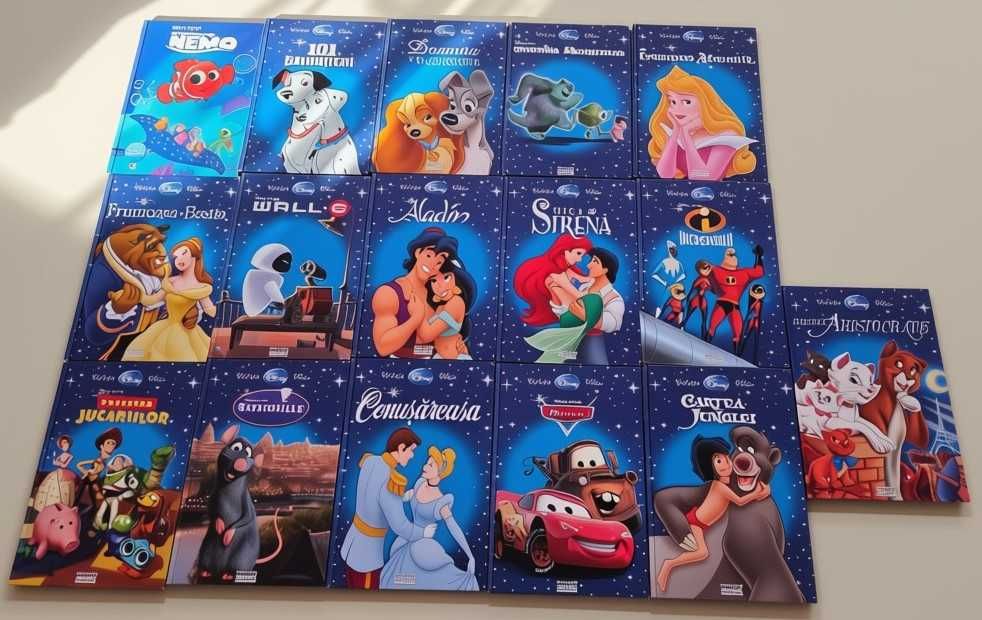 Colecție Cărți Disney / Pixar – Povești Ilustrate Litera (16 volume)