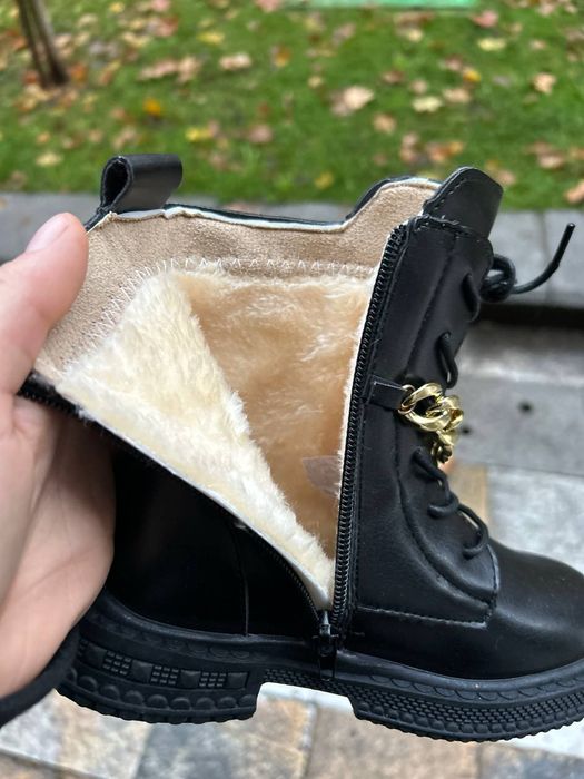 Кожени боти за момиче