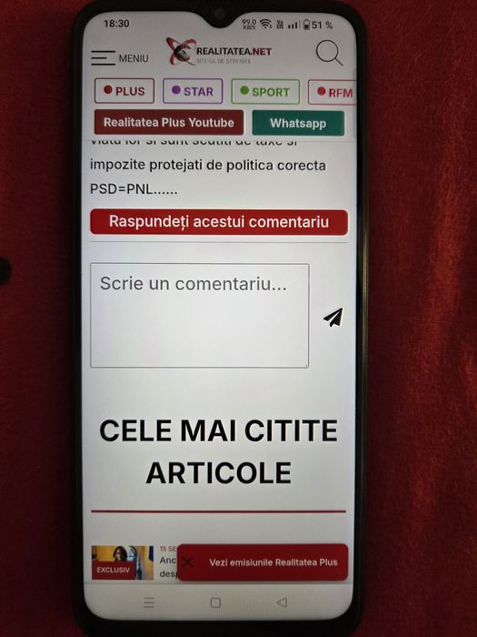 Oppo A 57 S impecabil ca nou.