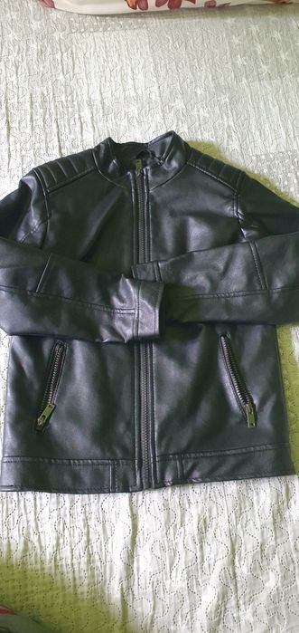 Детско мъжко кожено яке