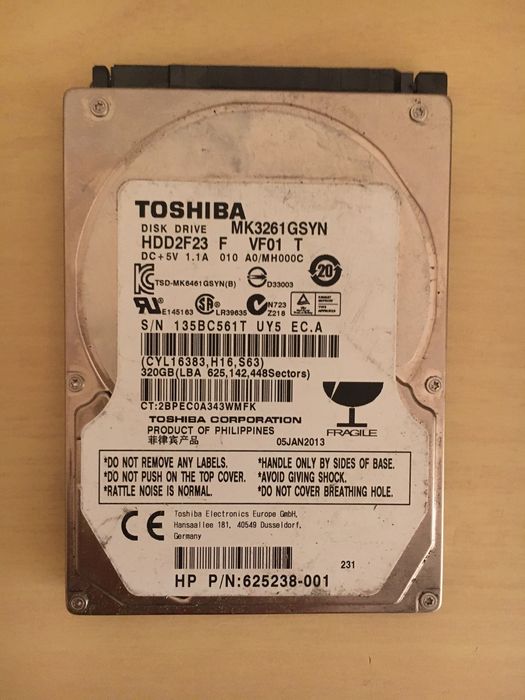 HDD Hard Disk Laptop 320GB si 500GB