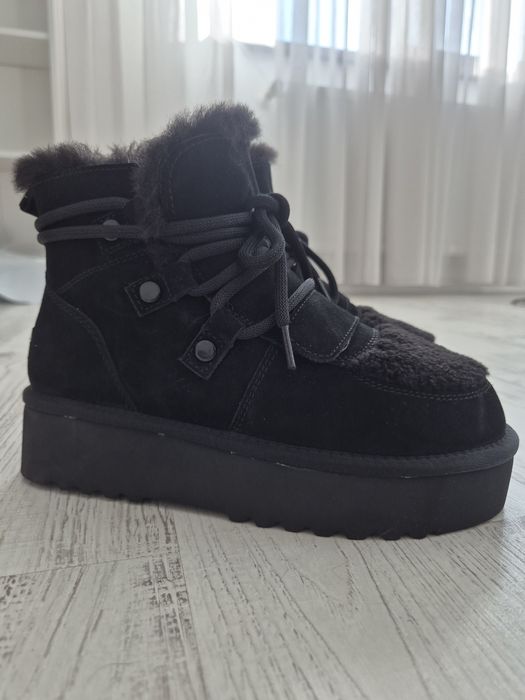Botine mini UGG negre / cizme ugg/ Transport gratuit