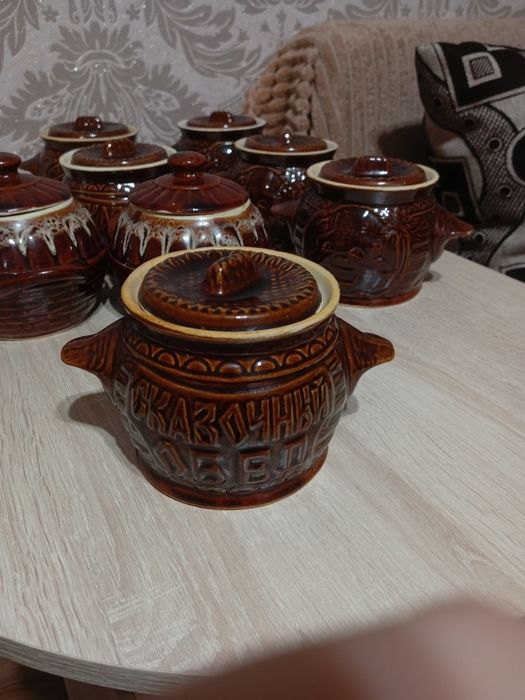Глиняные горшки для запекание