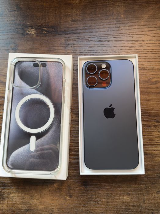 Iphone 15 pro max blue titanium 256 GB: 87% baterie