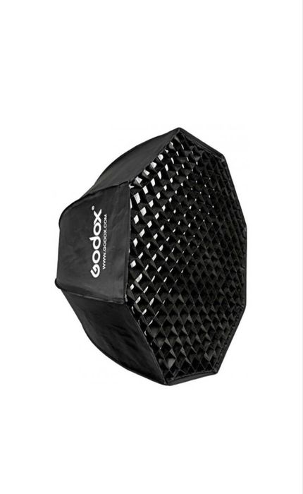 Softbox cu grila pentru fotografii/video, Godox, 120 cm, Negru