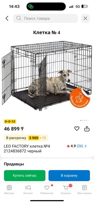 Клетка, вальер для собак