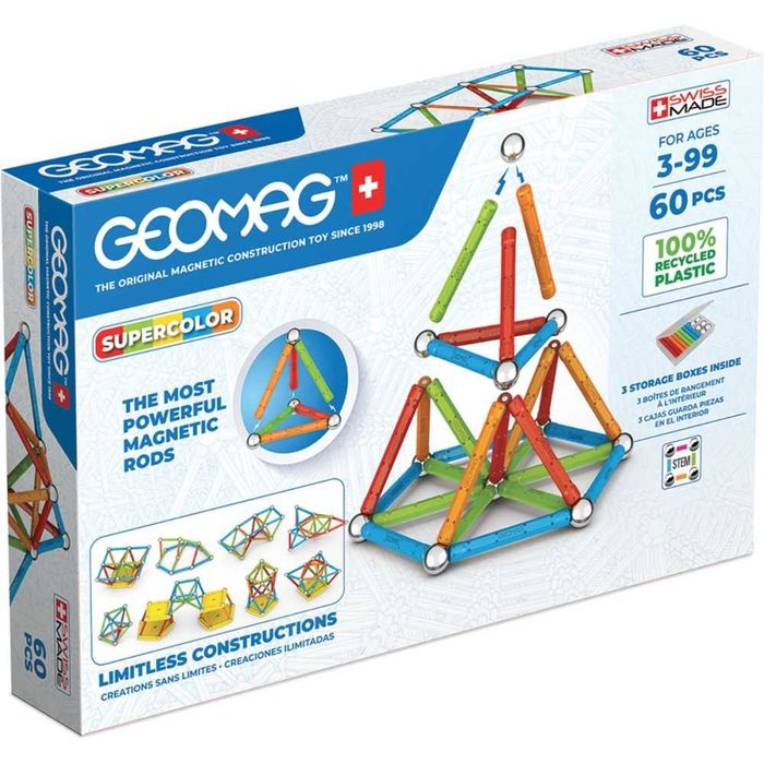 Geomag - Set constructii geometrice, magnetice.  Este foarte util pentru scoala - geometrie in spatiu.