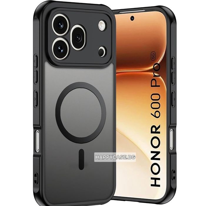 Honor 600 Pro / 600 / 600 Lite / FROSTED MAGSAFE Матов кейс гръб