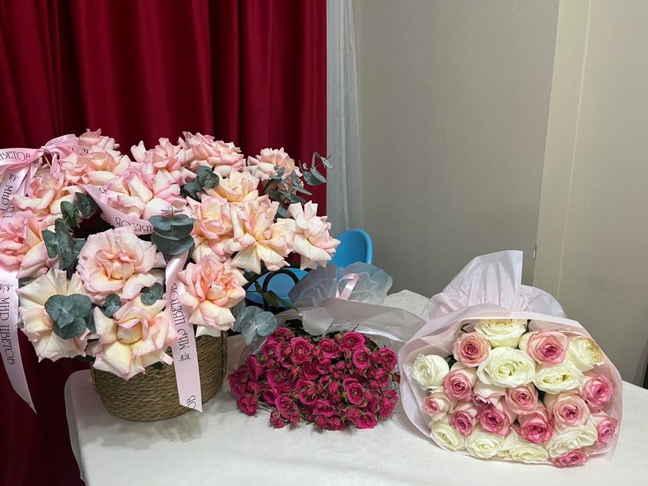 Продам свежие букеты, все за 55 тыс.