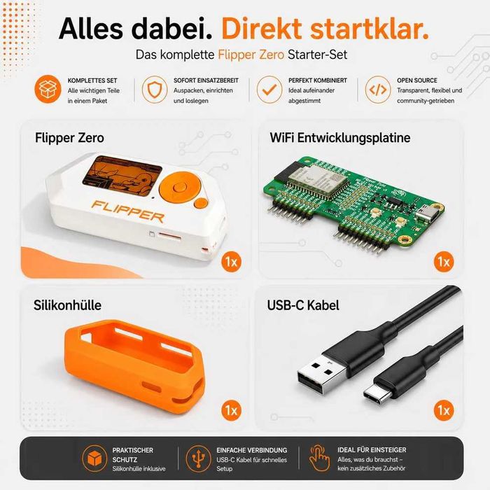 Мултифункционален инструмент Flipper Zero Starter Set