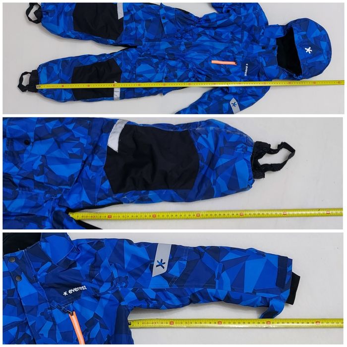 Costum ski EVEREST 10K, combinezon iarnă, salopeta Overall zăpadă, 110