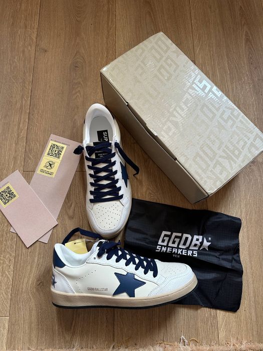 Adidasi Golden Goose Ballstar 41 Bleu Marin Noi