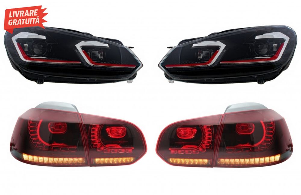 Faruri LED si Stopuri FULL LED VW Golf 6 VI (2008-2013) Facelift G7.5