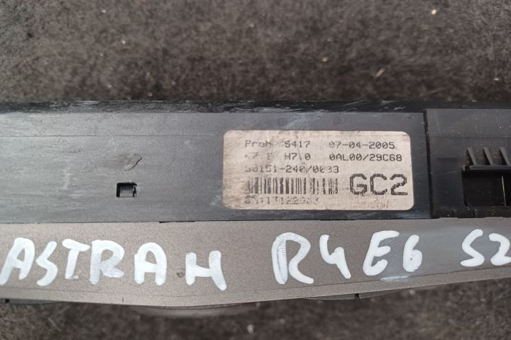 Comanda clima 13122963 90151-240 13122963 90151-240 Opel Astra H