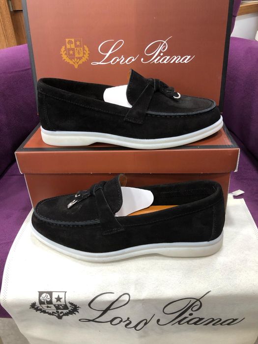 Mocasini piele naturala Loro Piana