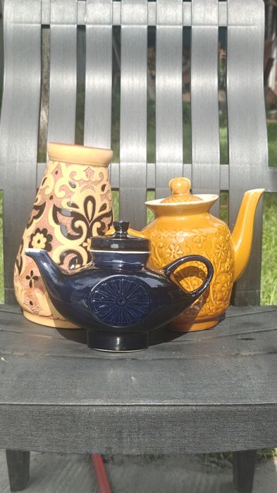2 чайника (керамика 1970-80гг)