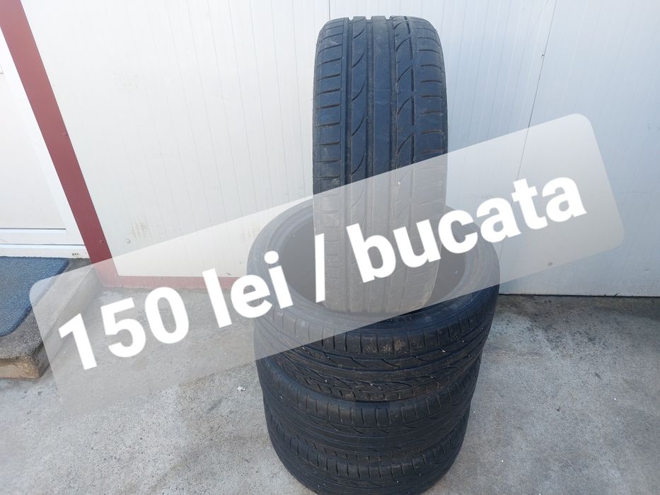 150 lei bucata! Set anvelope de vara 225 40 r19 Bridgestone! 7 mm