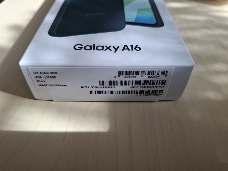 Чисто нов Samsung A16 2 години гаранция телефон