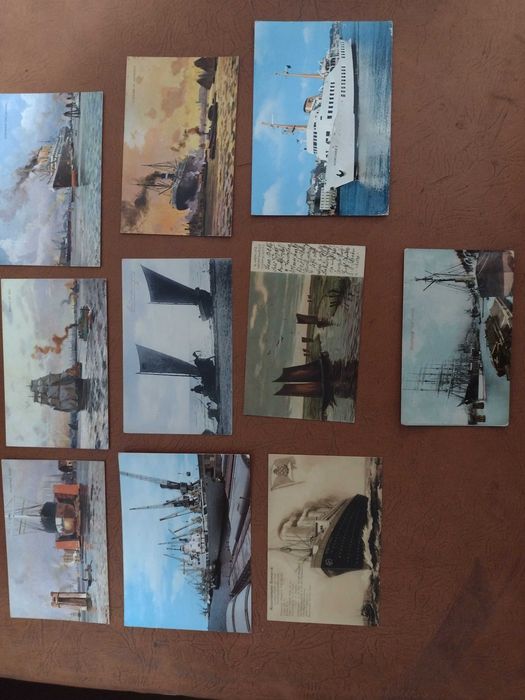 Cărți poștale vechi, militare, aviație, marină, autobuze, lot