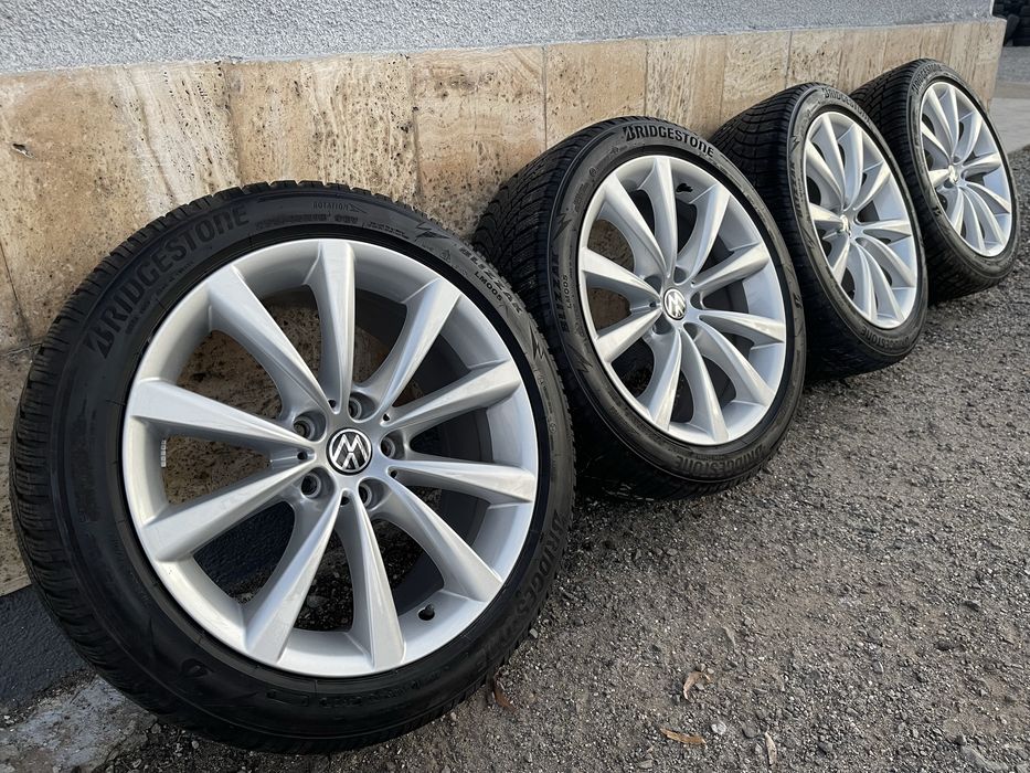 Jante 18 Skoda Superb Vw Passat B8 Arteon Anvelope Roti iarna 235 45