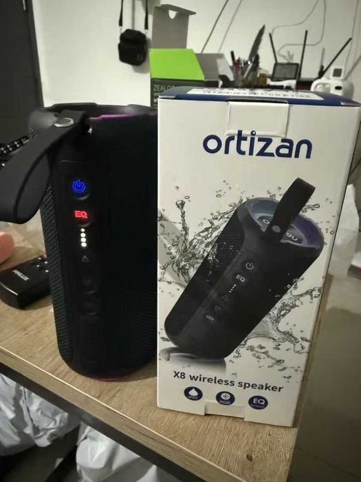 Чисто нова преносимa Bluetooth колонка Ortizan X8 Pro с 40W стерео звук, SD карта, AUX