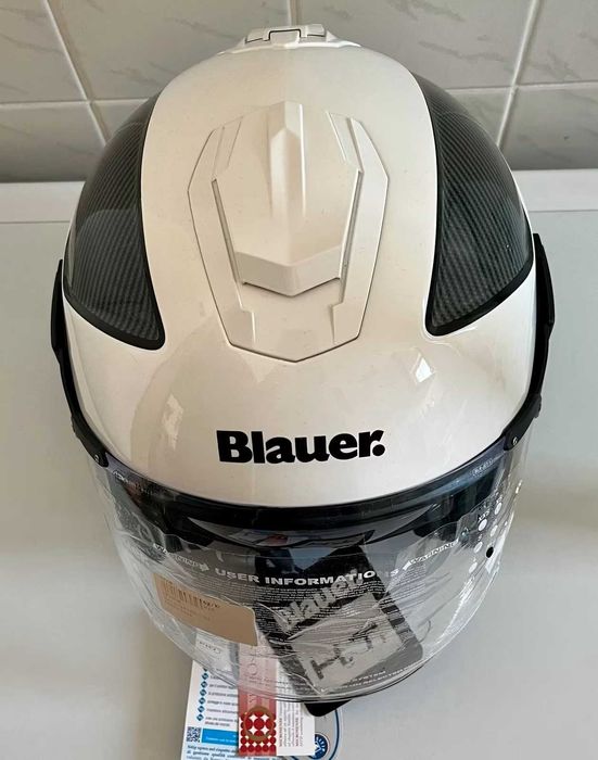 Каска  за мотор , скутер  Blauer Solo BTR Jethelm Carbon