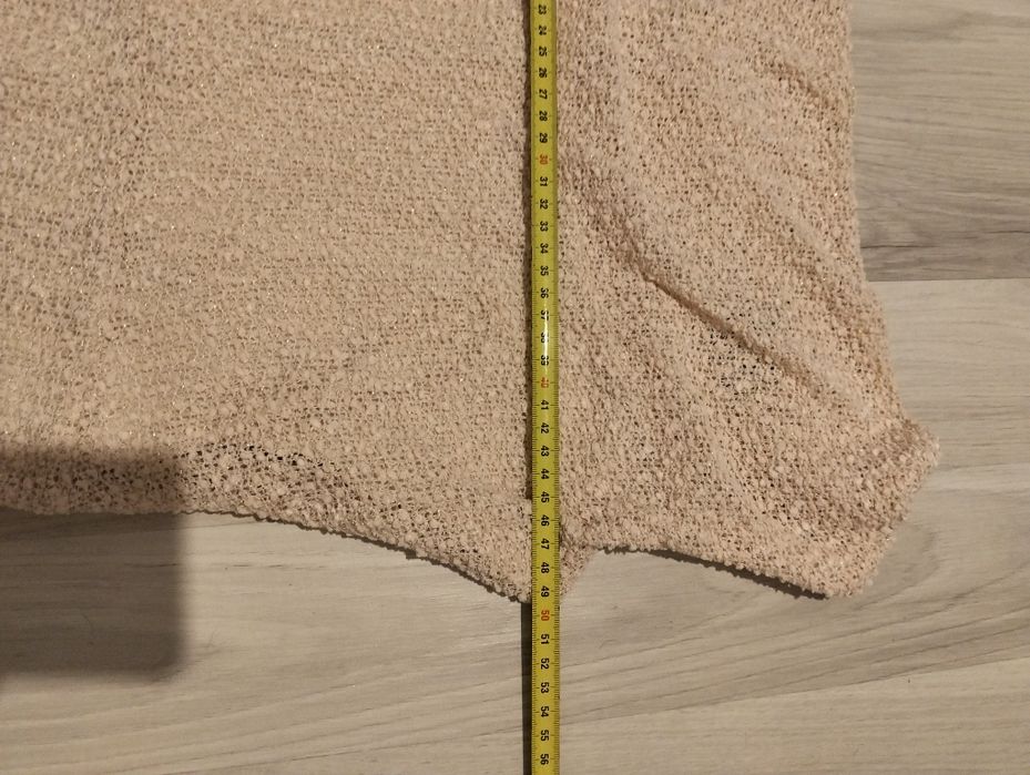 Rochie bej tricotată, mărimea 46