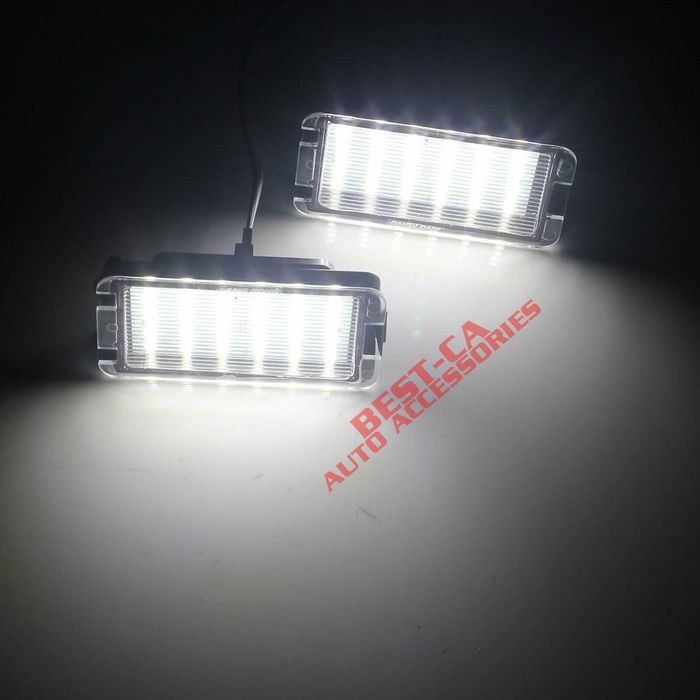 Set 2 lampi numar led canbus dedicate Seat Altea, Leon 1M, Ibiza 6L