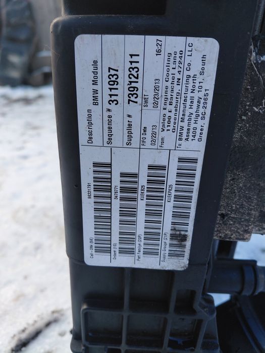 Pachet radiatoare bmw x3 f25 x4 f26