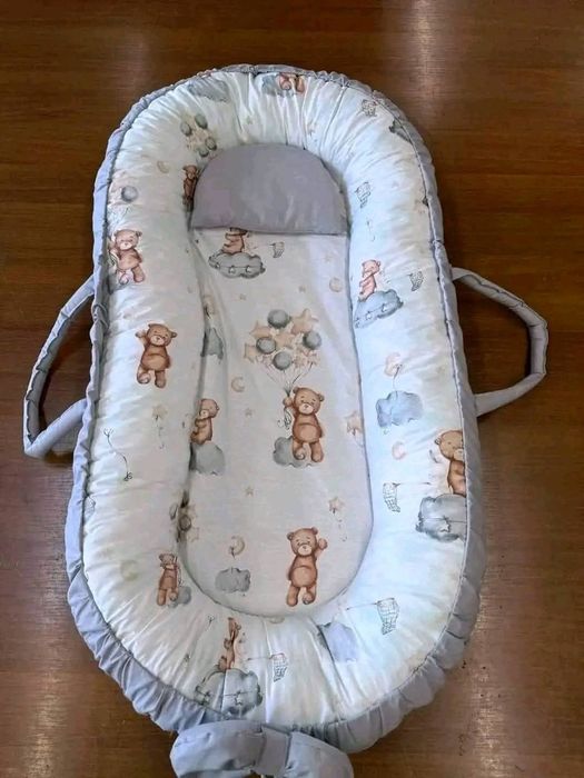 Гнездо за новородено бебе 39 лв с подарък възглавничка