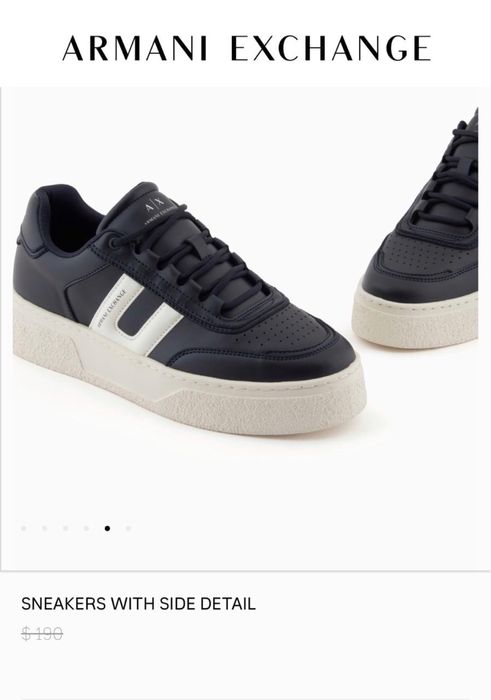 Оригинал Armani Exchange мужские кроссовки