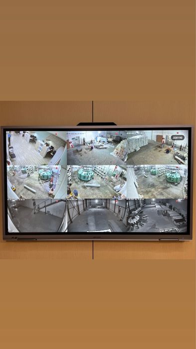 Установка видеонаблюдения, видео стены,домофония, скуд, face id, серв