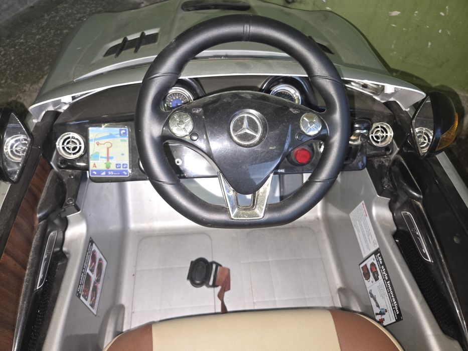 Електрическа кола Mercedes SLS, Buddy Toys, + 3 години, 3 км/ч,