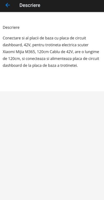 Roata cu motor pentru trotineta electrica Xiaomi 250w
