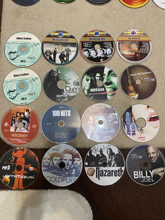 Продам CD и MP3 диски (без коробок), 48 шт.