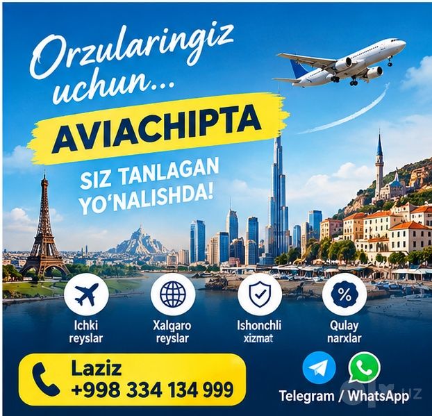 Aviachipta Bilet Chipta reyslar