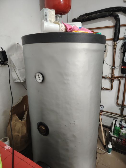 Boiler cu 2 serpentine de 200 litri
