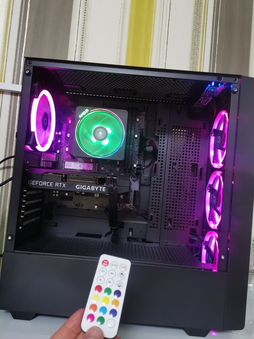 Unitate PC gaming Ryzen 5 7600 , 16 gb RAM ddr5, RTX 3060 12 GB