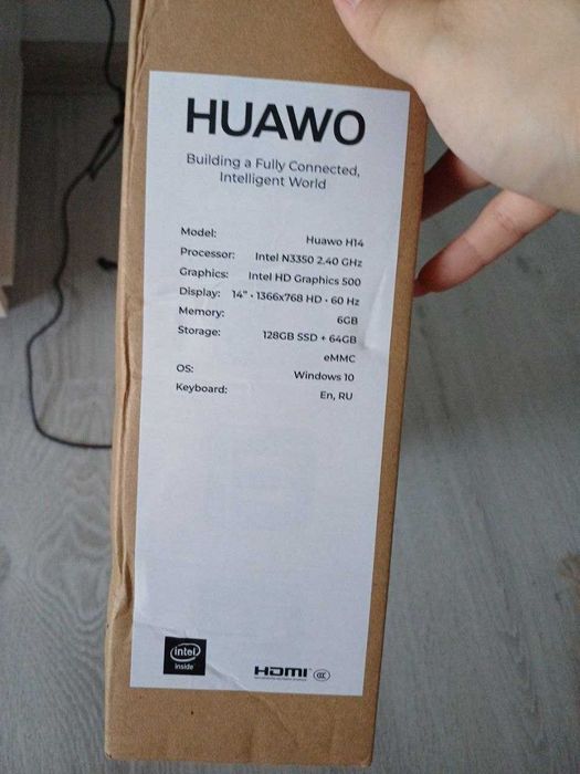 HUAWO H14 NOTEBOOK 6/128GB Ноутбук 150$