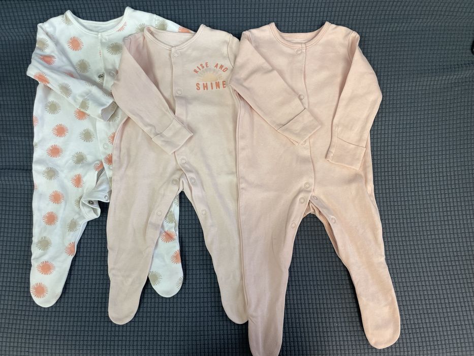 Дрехи за момиче, размер 3-6 месеца, 68 см ръст, George, H&M