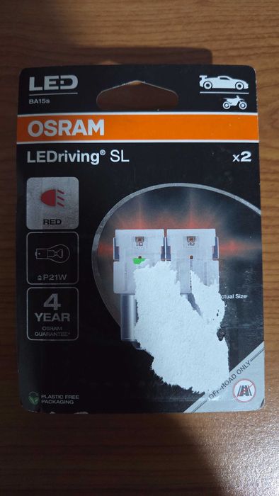 Osram LEDriving SL P21W Red - 7506DRP