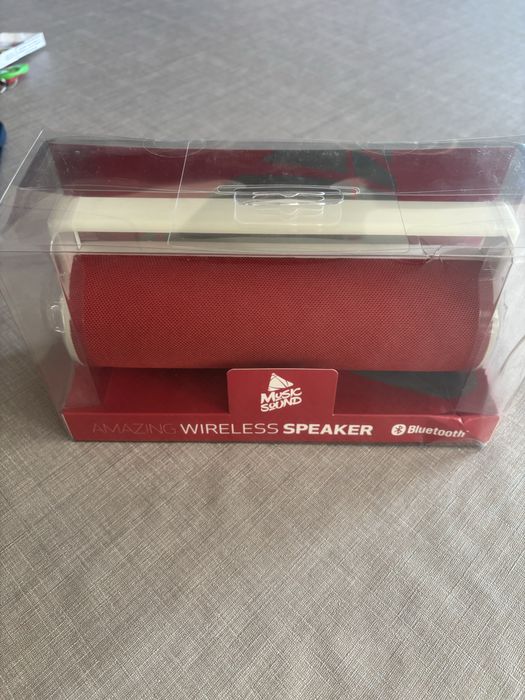 Преносима Bluetooth колонка Cellularline Music Sound, Червена